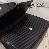 YSL原版皮新款532652-1   SULPICE 新款中號繡線鏈條包