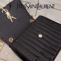 YSL原版皮新款532595   BABY VICKY BAG 中號斜背包 原版小羊皮  進口五金