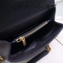 YSL原版皮新款小號392737-1  Saint Laurent  新款山羊紋肩背包