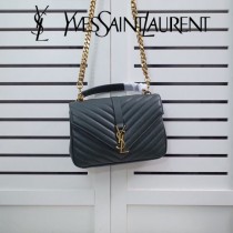 YSL原版皮新款小號392737  Saint Laurent  新款山羊紋肩背包