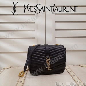 YSL原版皮新款532662-02 SULPICE 新款小號繡線鏈條包