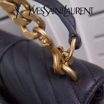 YSL原版皮新款小號392737-1  Saint Laurent  新款山羊紋肩背包