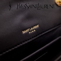 YSL原版皮新款532662-02 SULPICE 新款小號繡線鏈條包