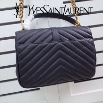 YSL原版皮新款小號392737-1  Saint Laurent  新款山羊紋肩背包