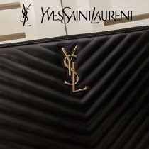 YSL原版皮新款大號440222MONOGRAM圖案型手包