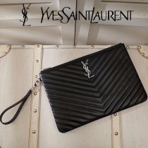 YSL原版皮新款大號440222MONOGRAM圖案型手包