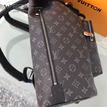 LV-M43409  路易威登新款原版皮閃電系列男士雙肩包書包