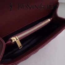 YSL原版皮新款小號392737-3  Saint Laurent  新款山羊紋肩背包