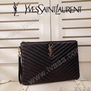 YSL原版皮新款大號440222MONOGRAM圖案型手包