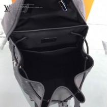 LV-M43409  路易威登新款原版皮閃電系列男士雙肩包書包