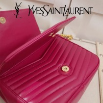 YSL原版皮新款532662-01 SULPICE 新款小號繡線鏈條包