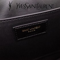 YSL原版皮新款532595-1   BABY VICKY BAG 中號斜背包 原版小羊皮  進口五金