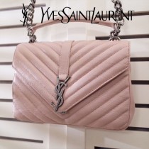 YSL原版皮新款小號392737-2  Saint Laurent  新款山羊紋肩背包
