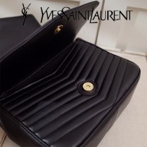 YSL原版皮新款532662-02 SULPICE 新款小號繡線鏈條包