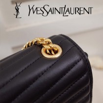 YSL原版皮新款532652-1   SULPICE 新款中號繡線鏈條包