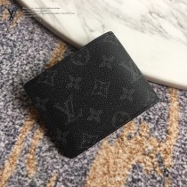 LV-N64002-02  路易威登新款原版皮男士短款錢夾