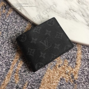 LV-N64002-02  路易威登新款原版皮男士短款錢夾