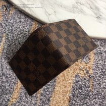 LV-N64002  路易威登新款原版皮男士短款錢夾