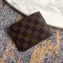 LV-N64002  路易威登新款原版皮男士短款錢夾