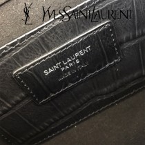 YSL新款原版皮  354120-1 流蘇 鱷魚進口亞光皮紋