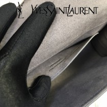 YSL新款原版皮  377829-01 流蘇  鱷魚進口亞光皮紋