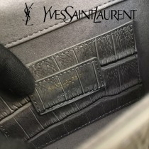YSL新款原版皮  354120-2 流蘇 鱷魚進口亞光皮紋