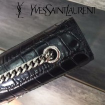 YSL新款原版皮354021鱷魚進口皮紋