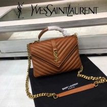 YSL新款原版皮392737專櫃最新同步款，經典郵差包