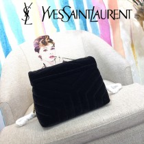 YSL新款原版皮  392277 最新款天鵝絨斜背包