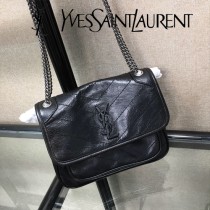 YSL新款原版皮  533037-02 NIKI系列郵差包