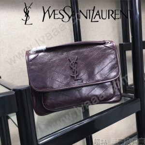 YSL新款原版皮  498894-03 NIKI系列郵差包