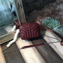 YSL新款原版皮492737-02 經典柔和造型頂部拉鏈保齡球包