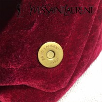 YSL新款原版皮  392277-2 最新款天鵝絨斜背包