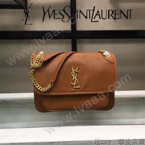 YSL新款原版皮  498894-01 NIKI系列郵差包