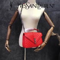YSL新款原版皮392737郵差包