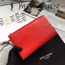 YSL新款原版皮354119小鱷 流蘇仿斜背包