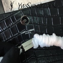 YSL新款原版皮354120流蘇鱷魚進口皮紋