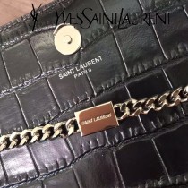 YSL新款原版皮354021鱷魚進口皮紋