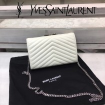 YSL新款原版皮377828黑白專櫃最新配色 采用頂級牛皮魚子醬-03