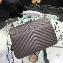 YSL新款原版皮392737-1郵差包