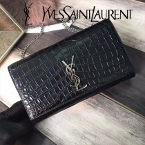 YSL新款原版皮354021鱷魚進口皮紋