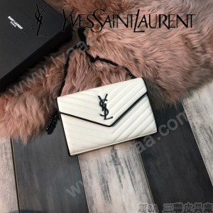 YSL新款原版皮377828  拼色 采用頂級牛皮魚子醬-01