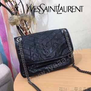 YSL新款原版皮  498894-05 NIKI系列郵差包