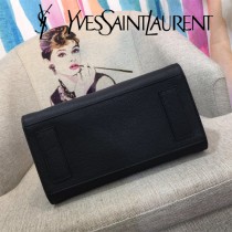YSL新款原版皮  491715-01 風琴包