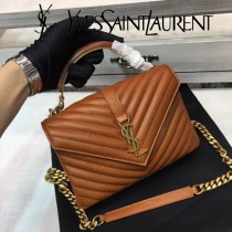 YSL新款原版皮392737專櫃最新同步款，經典郵差包
