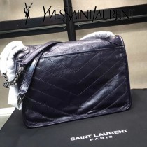 YSL新款原版皮  498894-02 NIKI系列郵差包