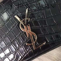 YSL新款原版皮354021鱷魚進口皮紋