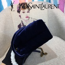 YSL新款原版皮  392277-3 最新款天鵝絨斜背包