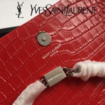 YSL新款原版皮354119小鱷 流蘇仿斜背包