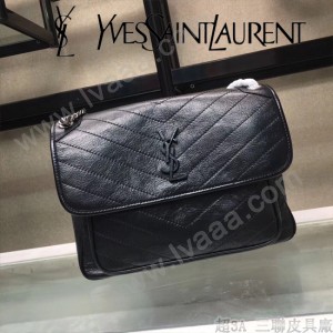 YSL新款原版皮  498830-03 NIKI系列郵差包